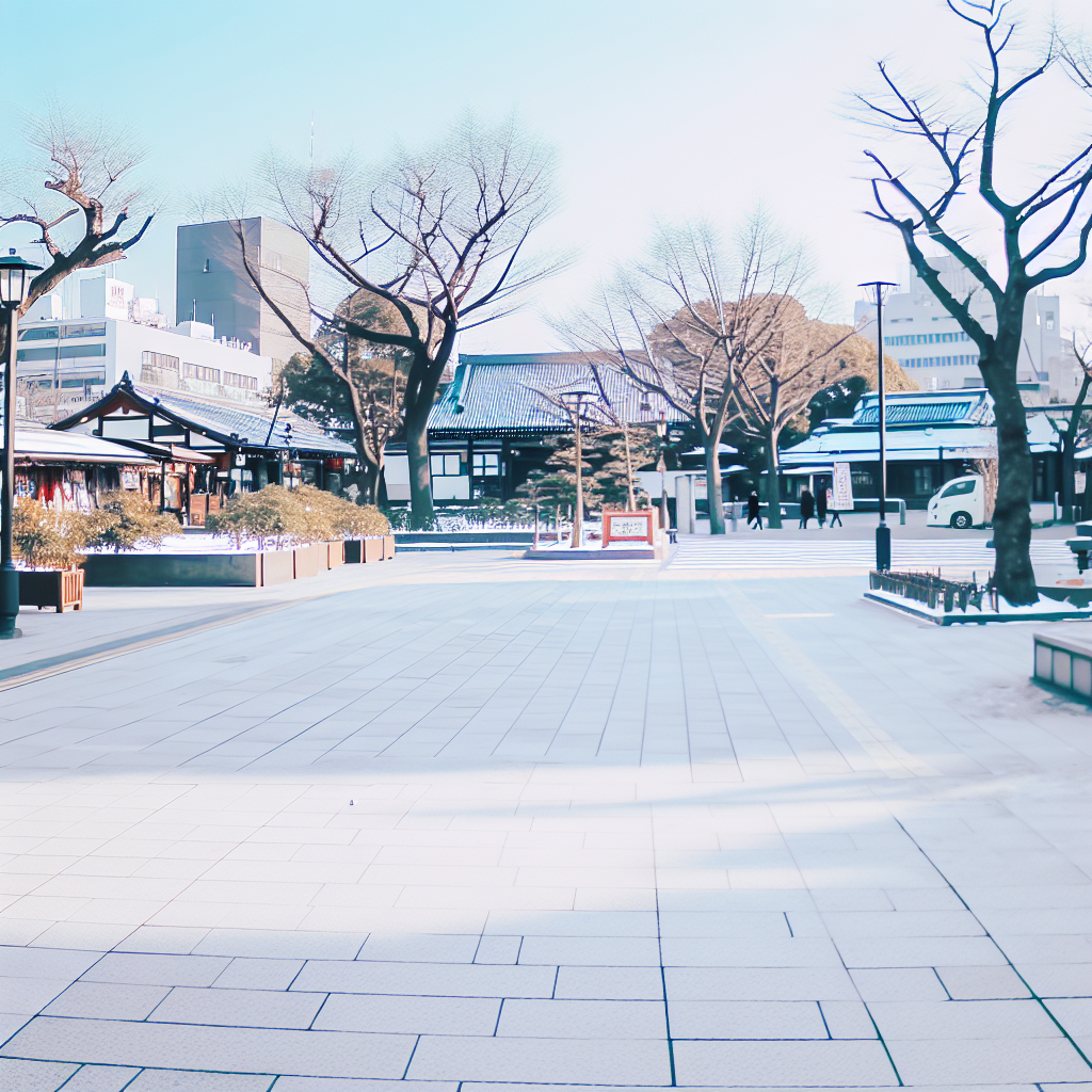 冬の浅草街歩きデート