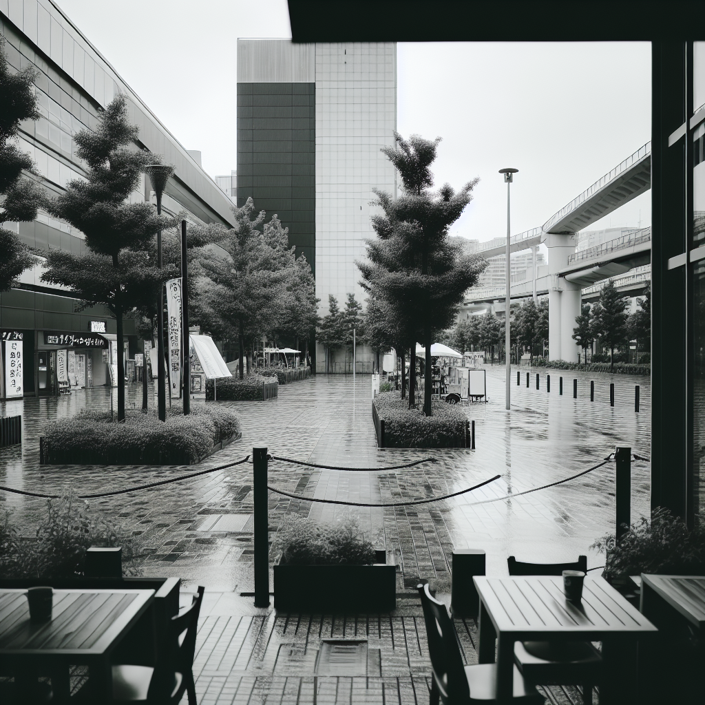 お台場の雨の日デート