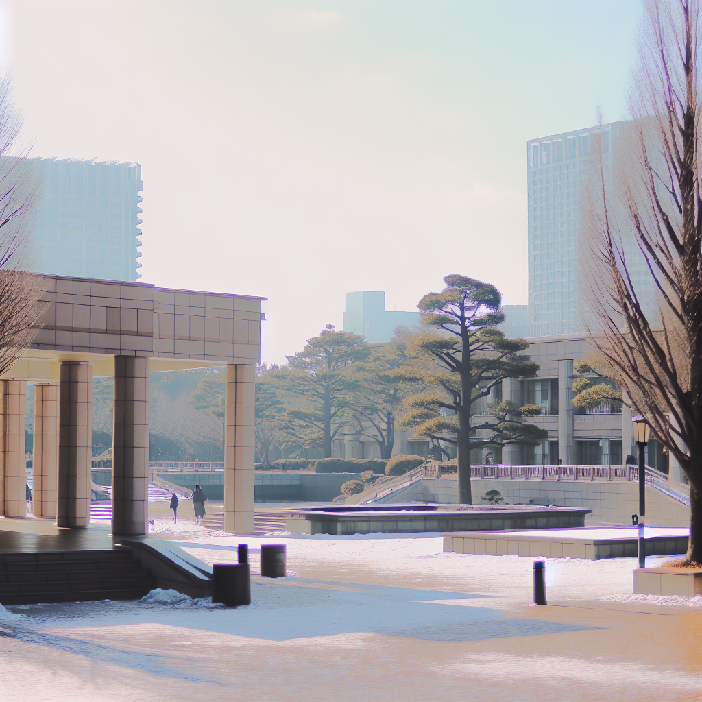 冬のお台場で楽しむ散歩デート